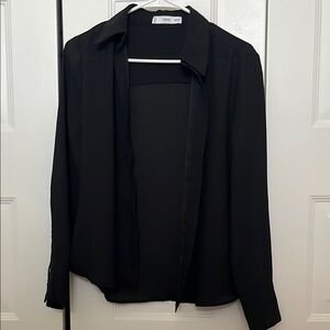 Mango Black Women's Shirt